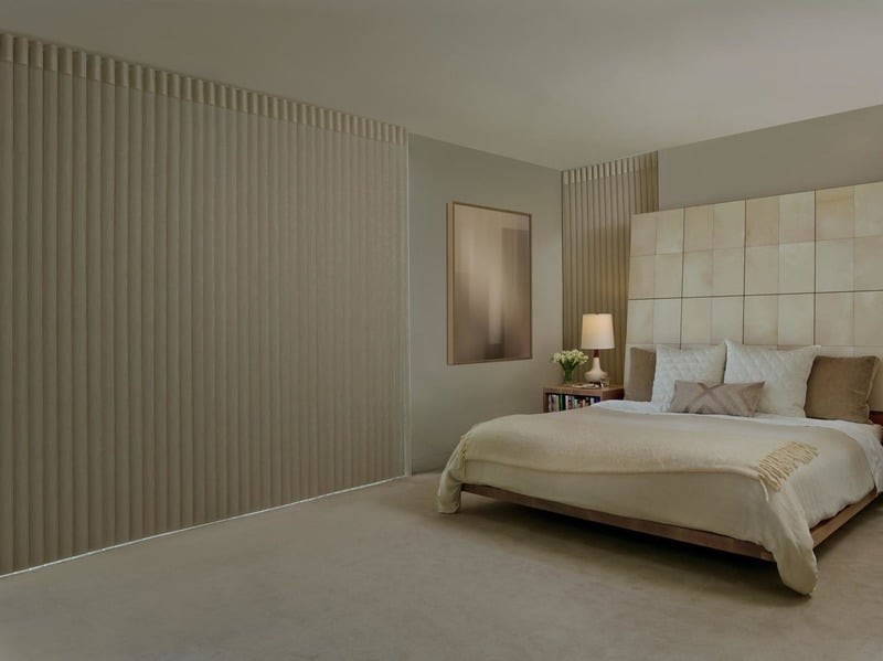 Room darkening shades for deep sleep, featuring Hunter Douglas Duolite®, near Sante Fe, New Mexico (NM)