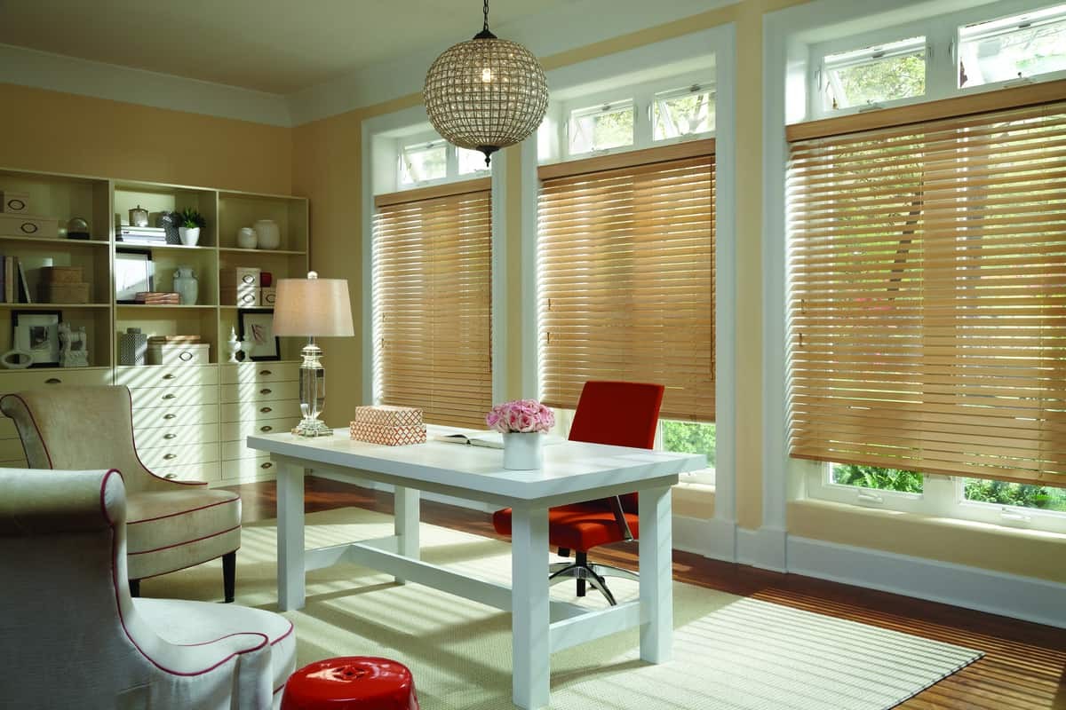 Parkland® Wood Blinds Santa Fe, New Mexico (NM) summer house blinds to help cool your home.