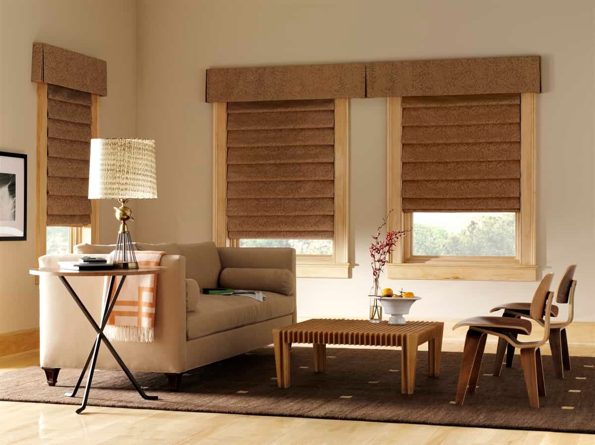 Design Studio® Roman Shades Santa Fe, New Mexico (NM) designer fabric shades from Rebecca Atwood.